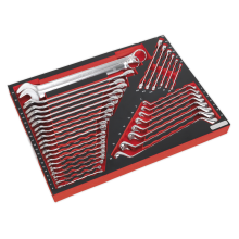 35pc Spanner Set with Tool Tray