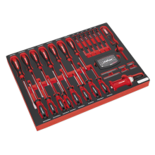 72pc Screwdriver Set with Tool Tray