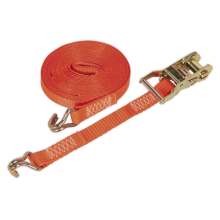 25mm x 8m Polyester Webbing Ratchet Strap 1500kg Breaking Strength