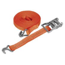 35mm x 6m Polyester Webbing Ratchet Strap 2000kg Breaking Strength