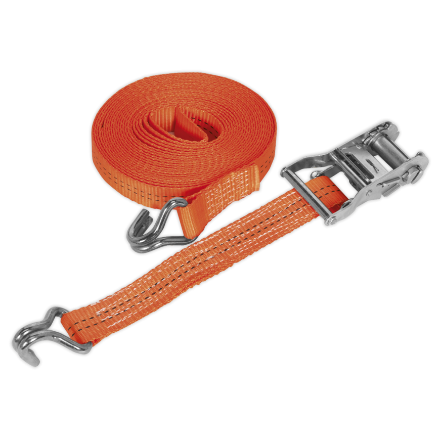 35mm x 10m Polyester Webbing Ratchet Strap 2000kg Breaking Strength