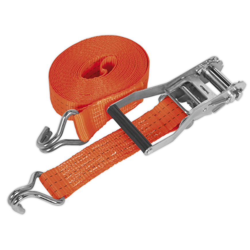 50mm x 6m Polyester Webbing Ratchet Strap 3000kg Breaking Strength