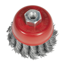 Ø65mm Twist Knot Wire Cup Brush M10 x 1.25mm