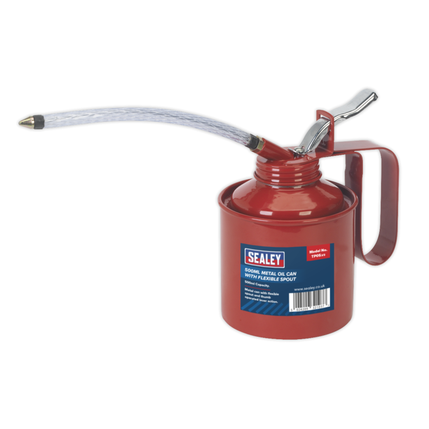 500ml Metal Oil Can with Flexible Spout