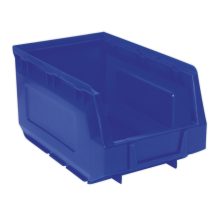 150 x 240 x 130mm Plastic Storage Bin - Blue - Pack of 38