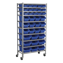 36 Bin Mobile Storage System