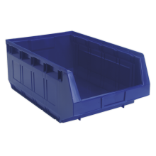 310 x 500 x 190mm Plastic Storage Bin - Blue - Pack of 12