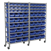 72 Bin Mobile Storage System