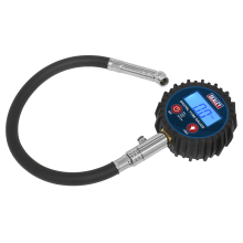 Digital Tyre Pressure Gauge with Push-On Connector