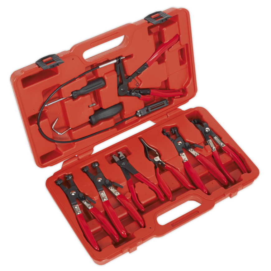 9pc Hose Clip Removal Tool Set