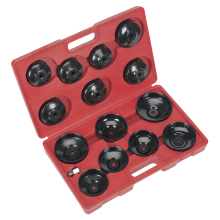 15pc Oil Filter Cap Wrench Set