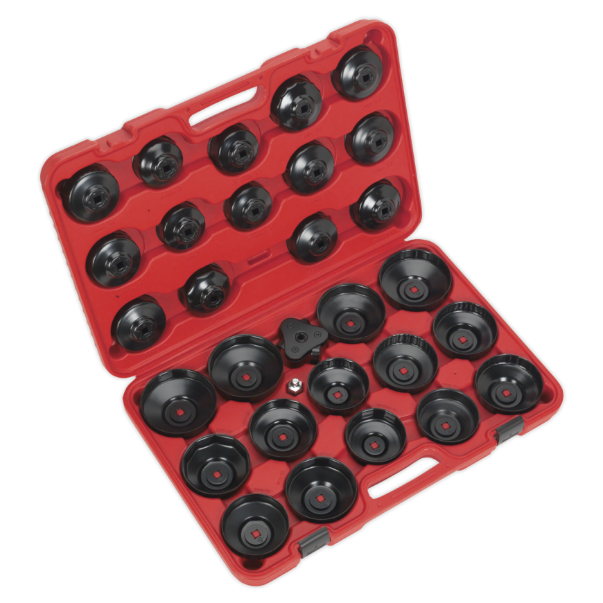 30pc Oil Filter Cap Wrench Set