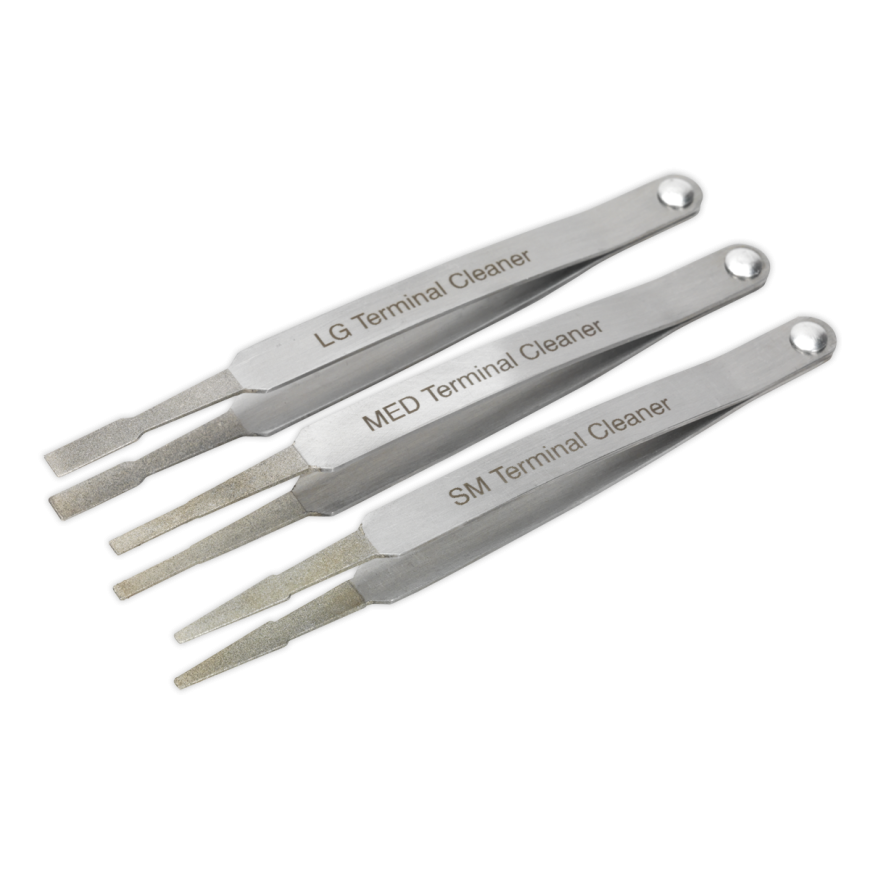 3pc Terminal Cleaner Set - Diamond Grip