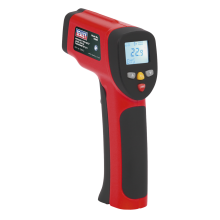 Infrared Twin-Spot Laser Digital Thermometer 12:1 High Temperature