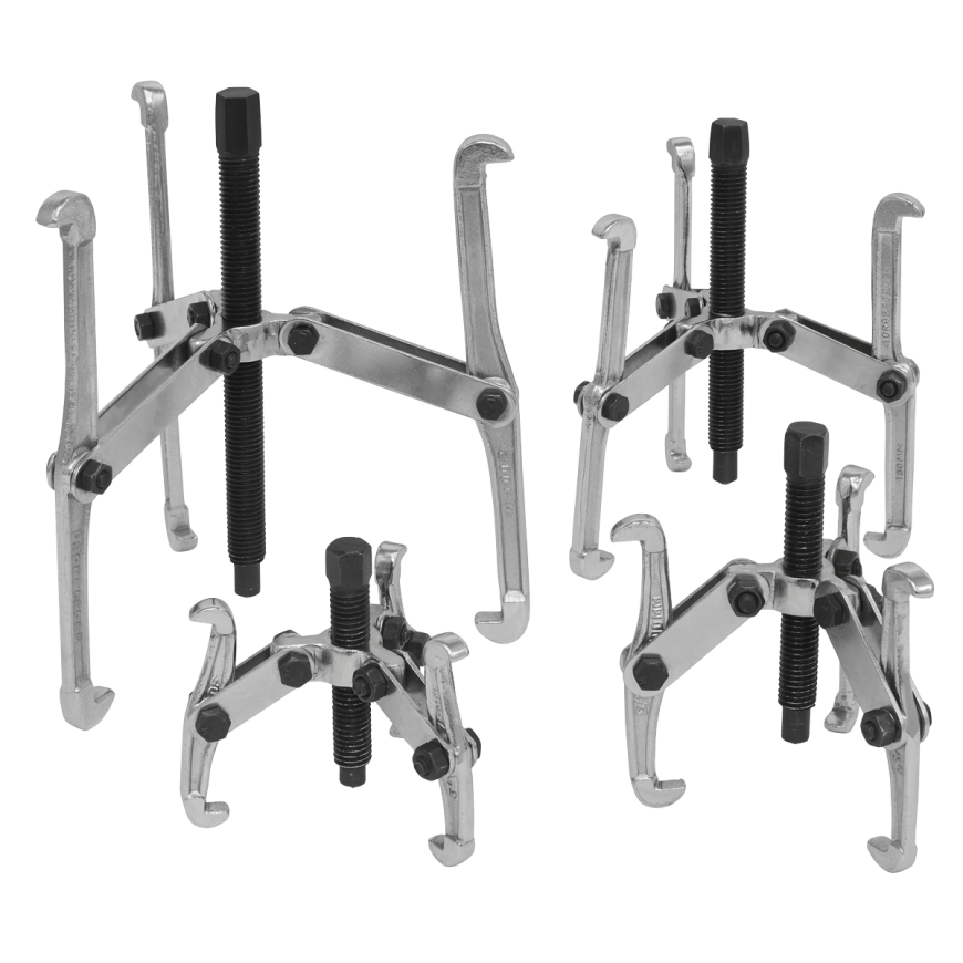 4pc Triple Leg Gear Reversible Puller Set