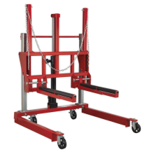 500kg Wheel Removal Trolley with Adjustable Width