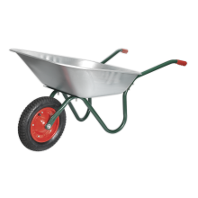 65L Galvanized Wheelbarrow