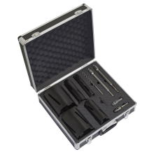 Diamond 5 Core Kit (Ø38, 52, 65, 117, 127mm Cores with Adaptors)