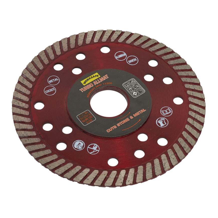 Ø115 x Ø22mm Turbo Allmat Diamond Blade