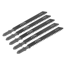 75mm 9tpi Jigsaw Blade Soft Wood & Plastics - Pack of 5