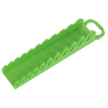 Spanner Rack Capacity 10 Stubby Spanners - Hi-Vis Green