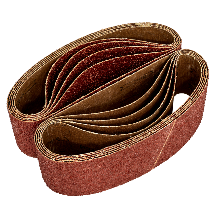 75 x 533mm Sanding Belt 40Grit - Pack of 10