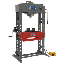 75 Tonne Premier Heavy-Duty Floor Type Air/Hydraulic Press with Foot Pedal