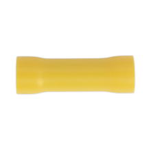 Ø5.5mm Yellow Butt Connector Terminal - Pack of 100