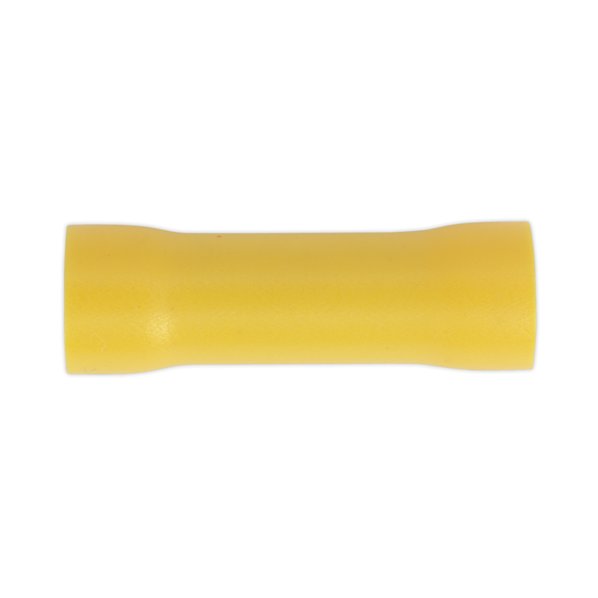 Ø5.5mm Yellow Butt Connector Terminal - Pack of 100